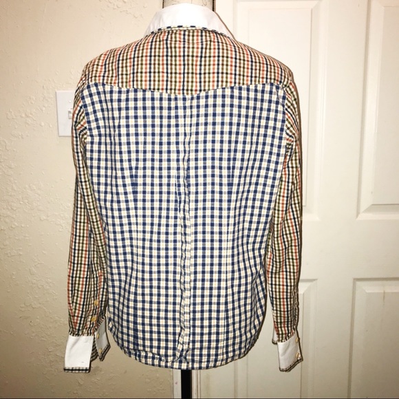 Visual Interpretation Button ⬇️ Long Sleeve Plaid - Picture 4 of 4